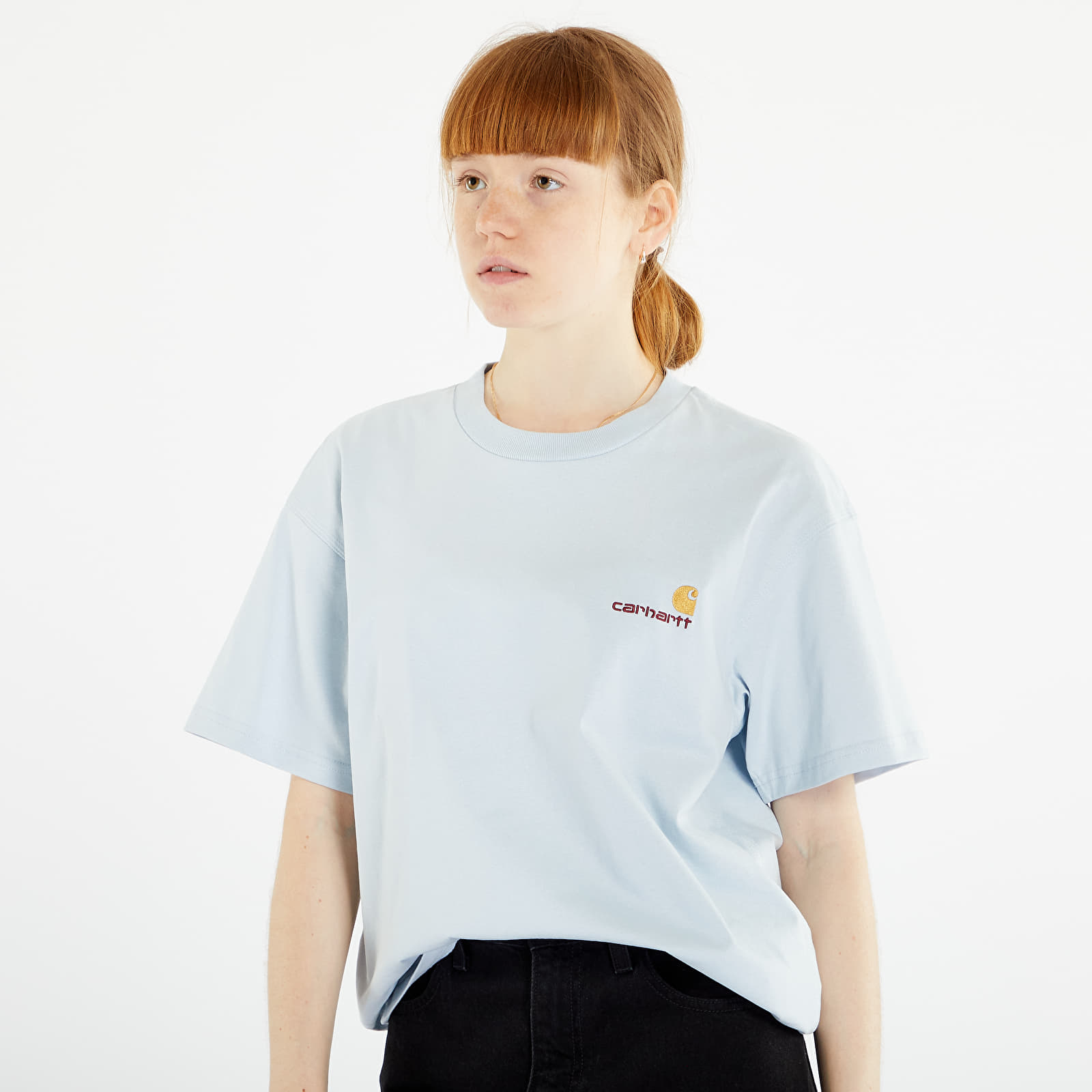 Tričká Carhartt WIP American Script Short Sleeve T-Shirt UNISEX Icarus