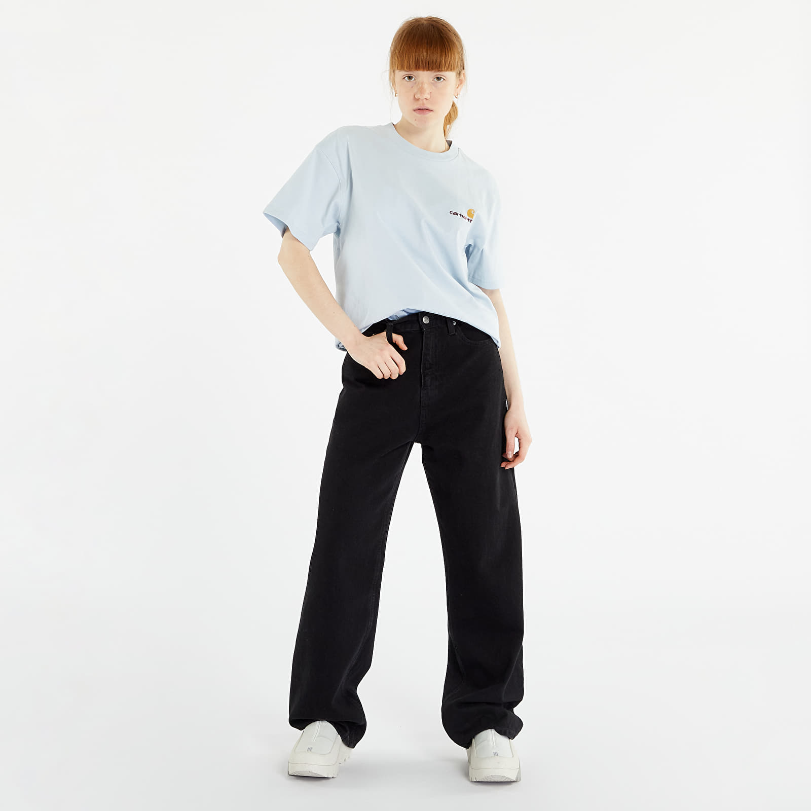 Tričká Carhartt WIP American Script Short Sleeve T-Shirt UNISEX Icarus