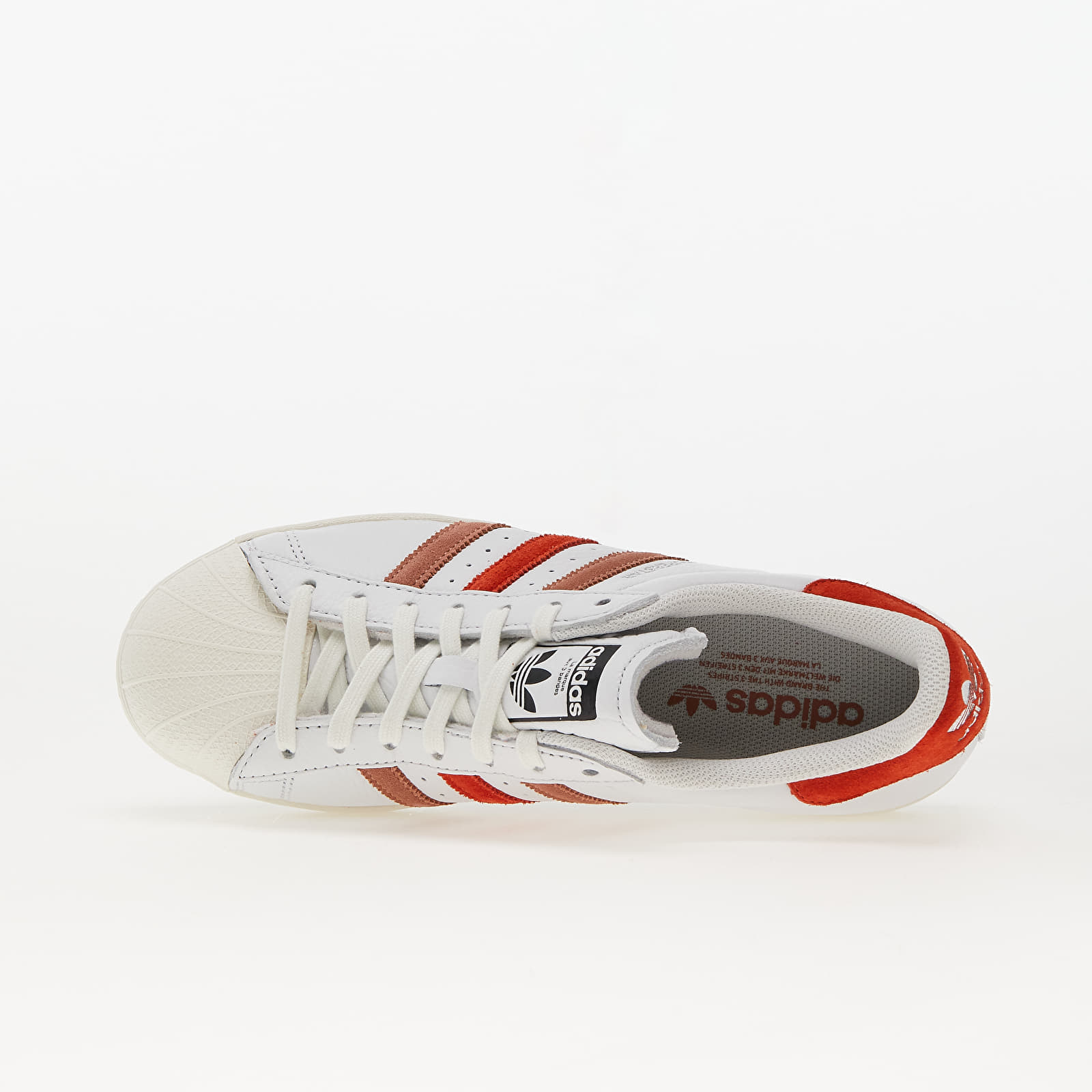 Adidas superstar deals red white