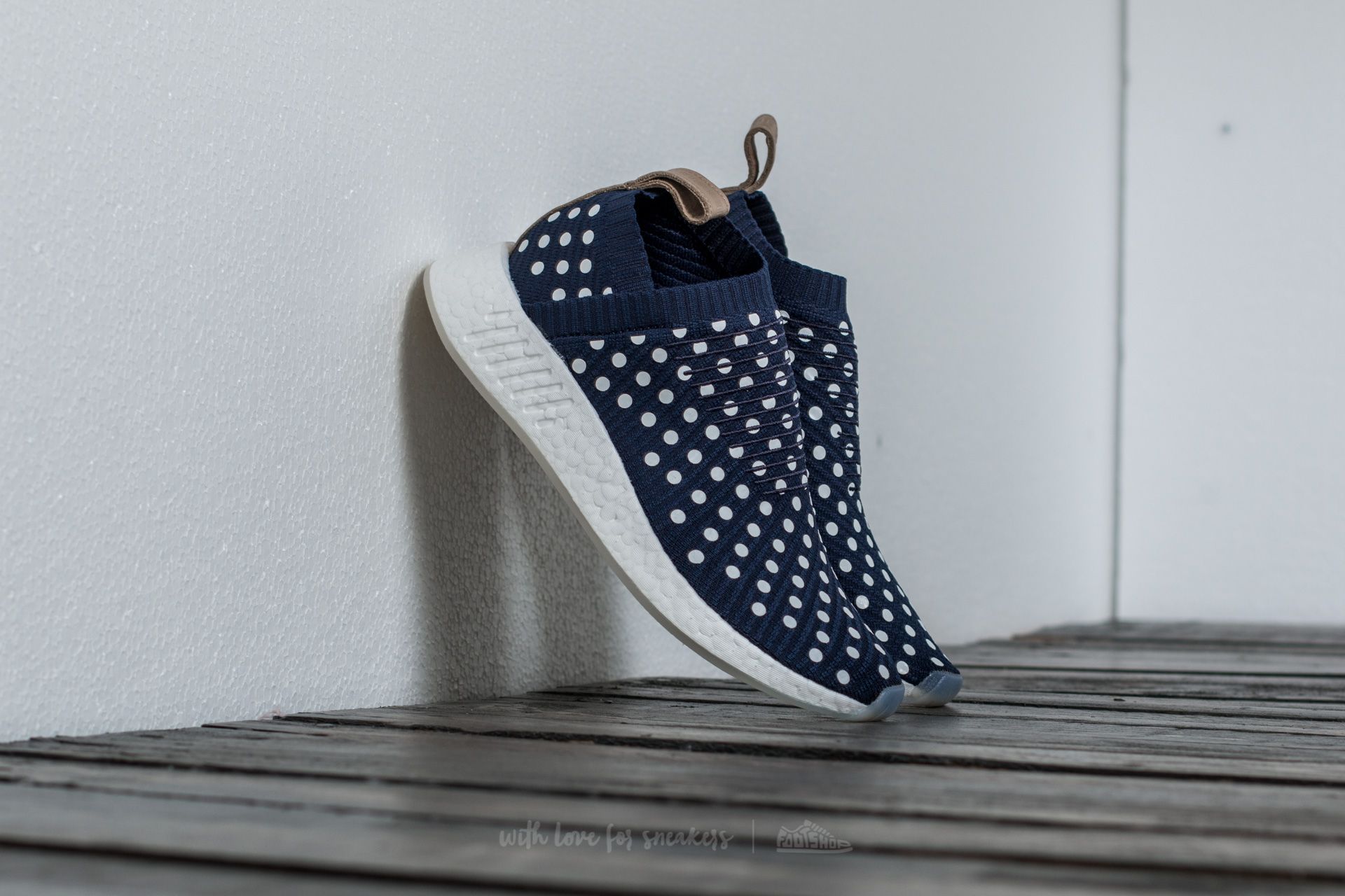 Scarpe donna adidas NMD CS2 Primeknit W Collegiate Navy Collegiate Navy Ftw White Footshop