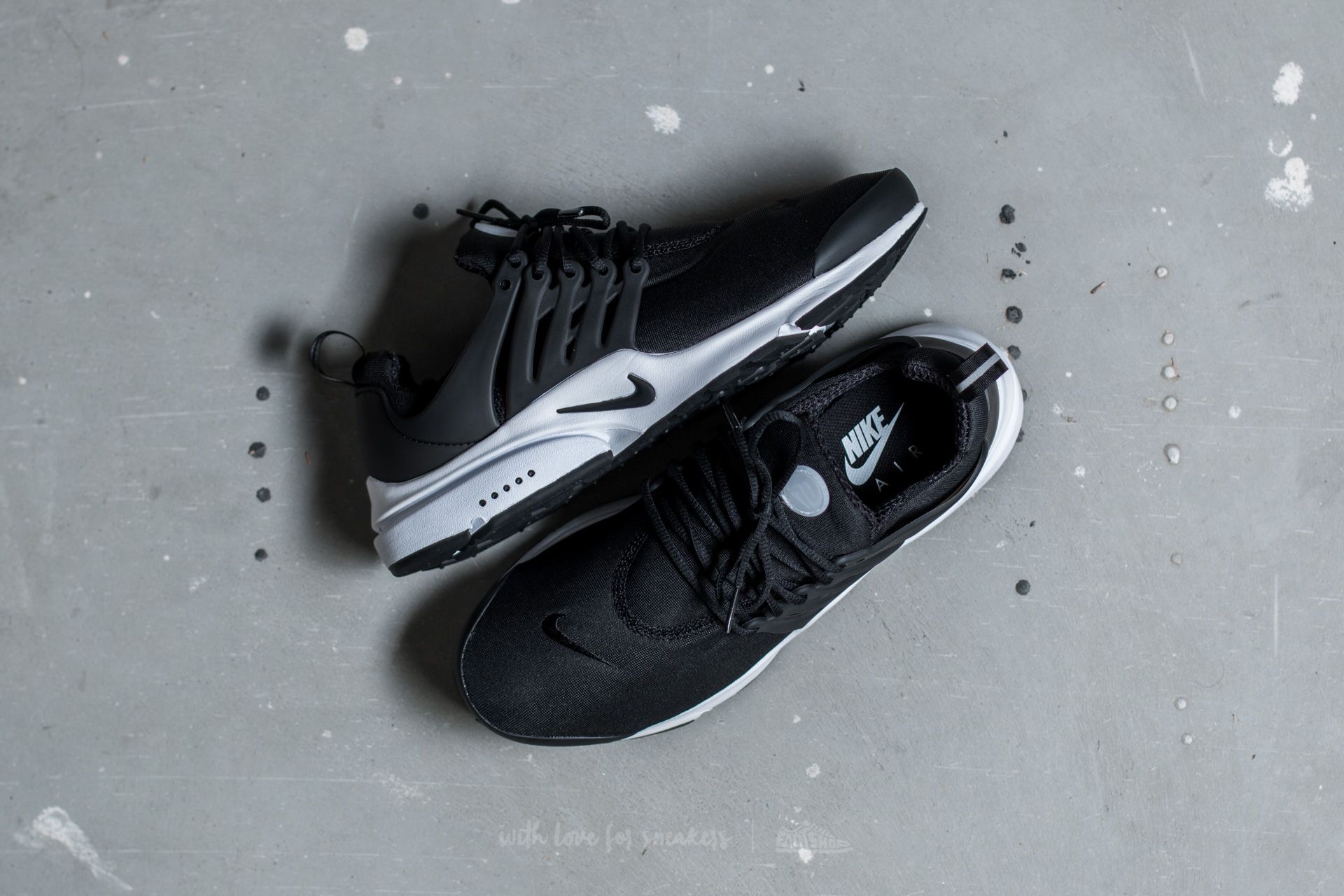 Men s shoes Nike Air Presto Essential Black Black White Footshop