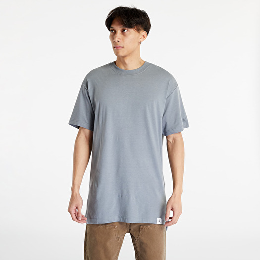Tee Overcast Logo Tab Length Klein T-Shirts Calvin Grey Long | Jeans Short Footshop Sleeve