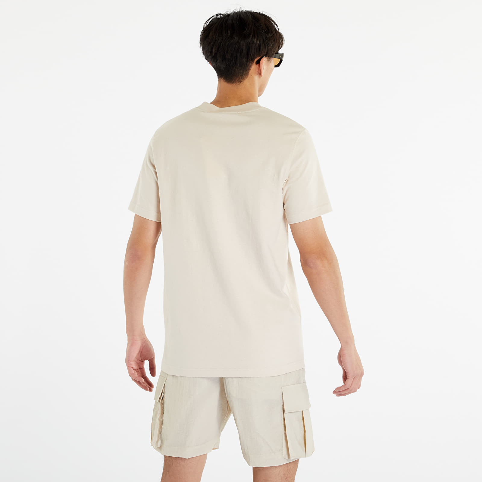 Μπλούζες Calvin Klein Jeans Shrunken Badge Short Sleeve Tee Classic Beige