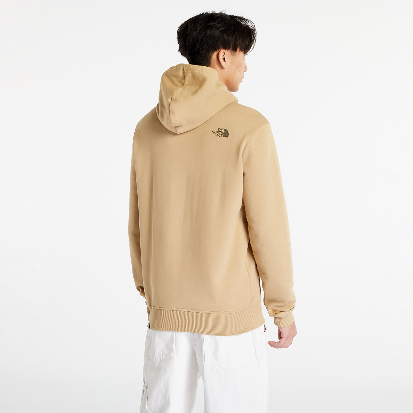 Khaki green north face hoodie hotsell