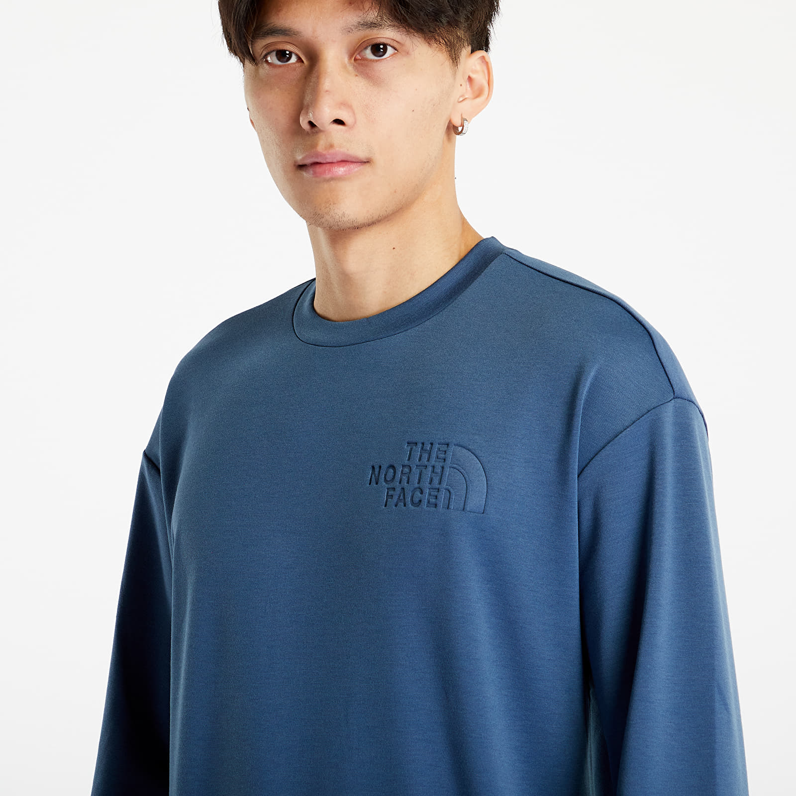 Kapucnis pulóverek és pulcsik The North Face Spacer Air Crew Shady Blue Light Heather