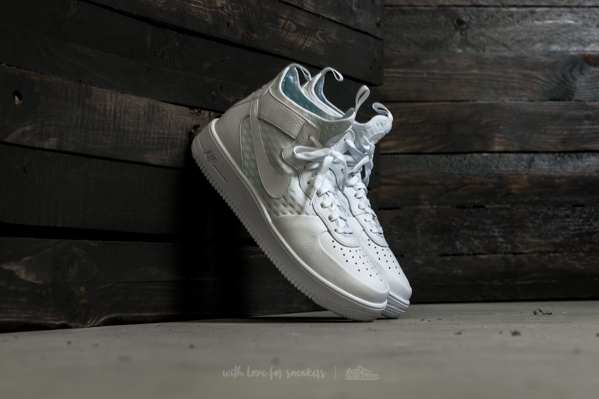 Men s shoes Nike Air Force 1 Ultraforce Mid White White White Footshop