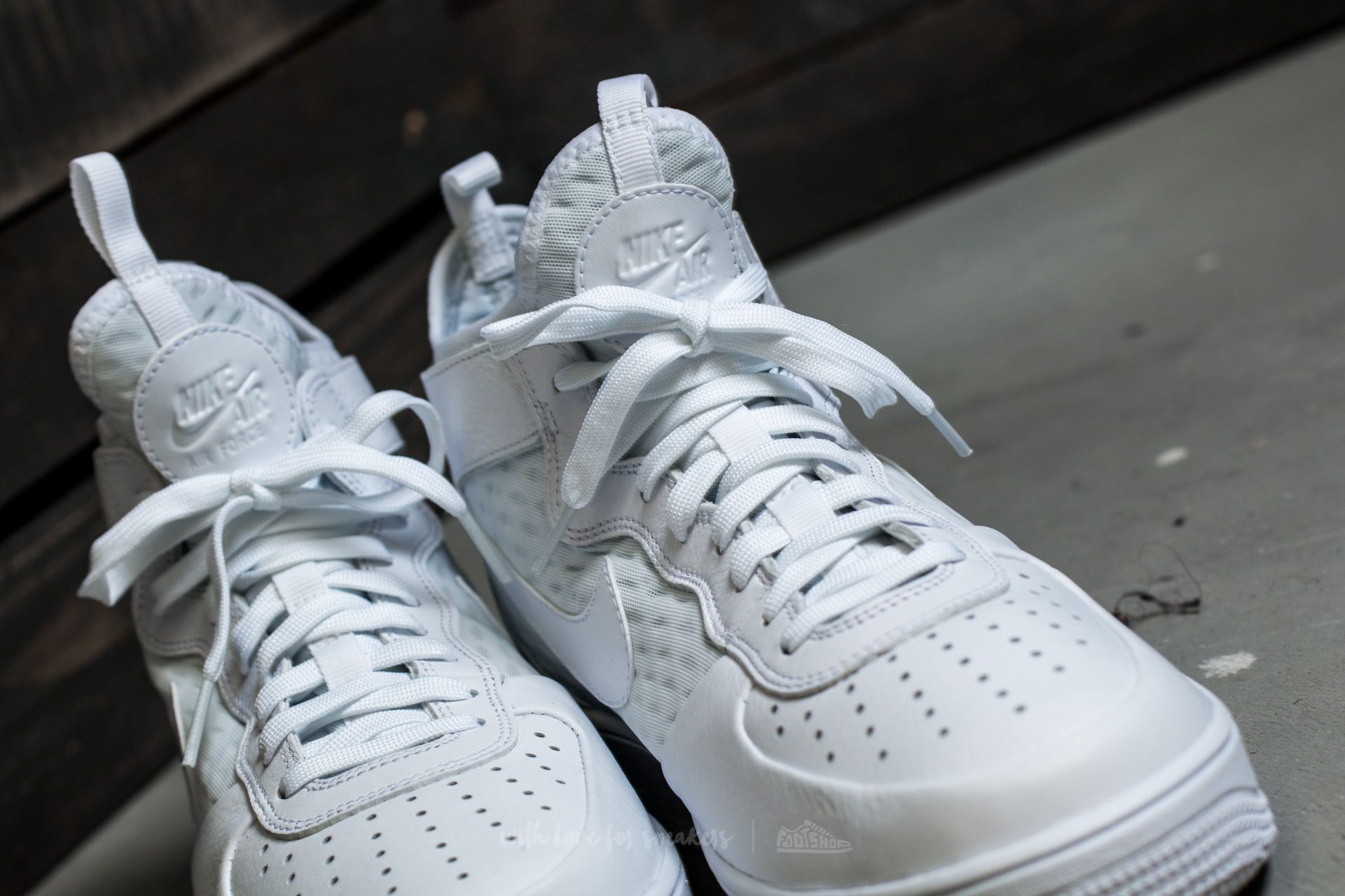 Men s shoes Nike Air Force 1 Ultraforce Mid White White White Footshop