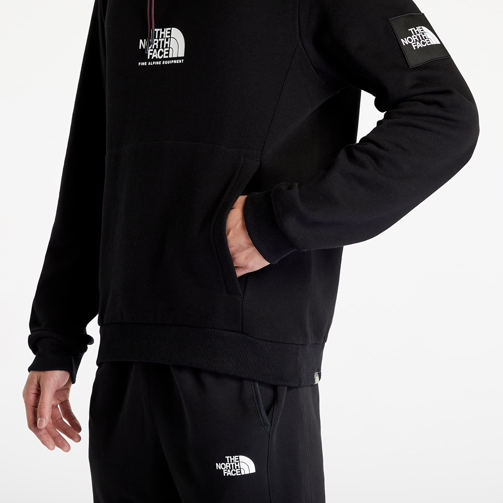 Sudaderas The North Face Fine Alpine Hoodie TNF Black/ Purple Cactus Flower