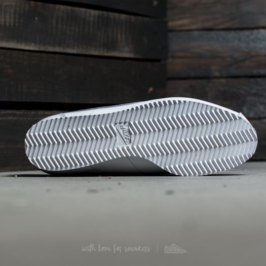 Nike cortez deals leather homme argent
