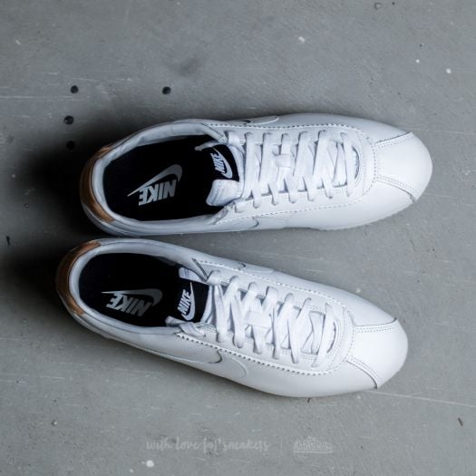 Men s shoes Nike Classic Cortez Leather SE White White Black Vachetta Tan Footshop