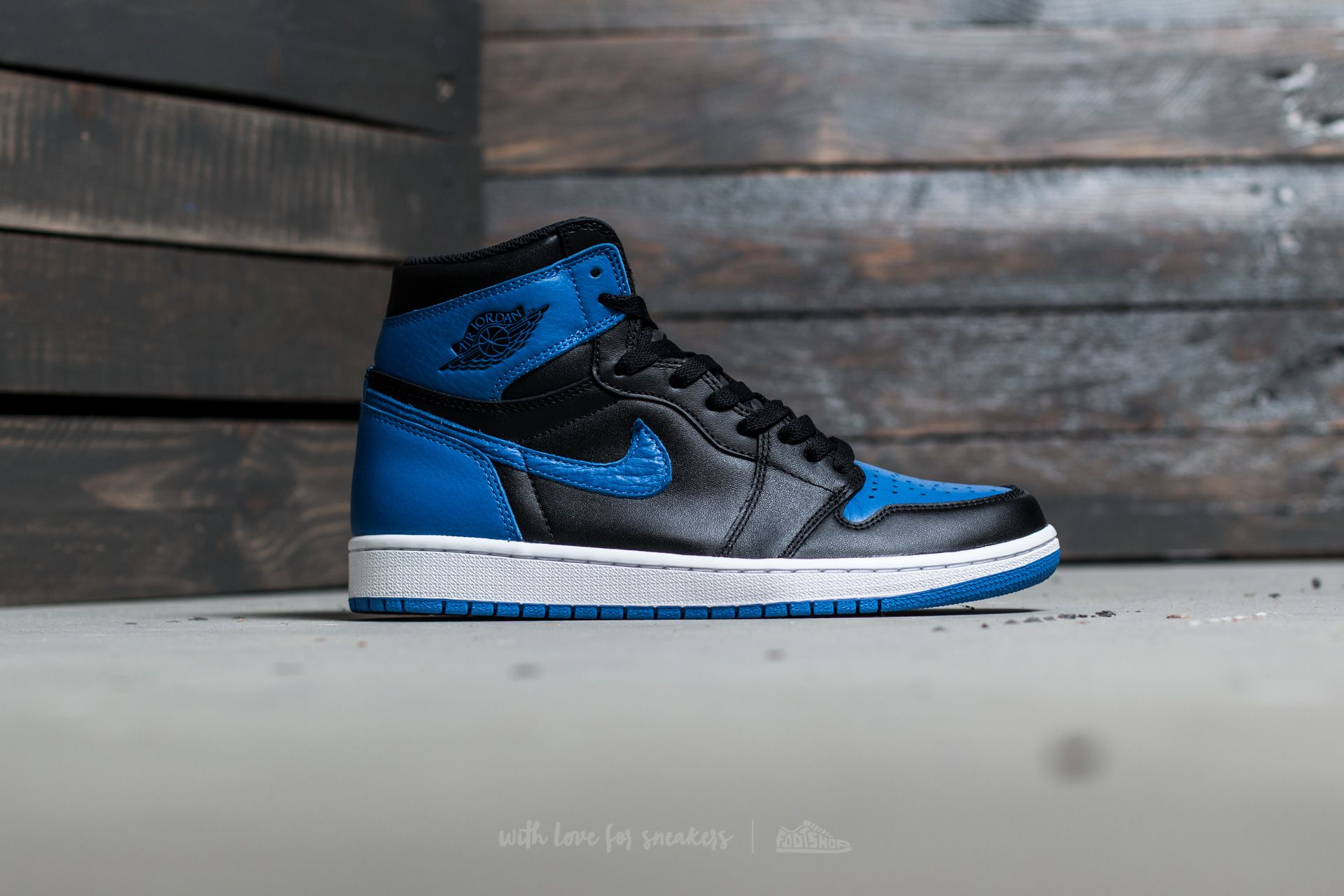 Miesten kengät Air Jordan 1 Retro High OG Black/ Royal-White