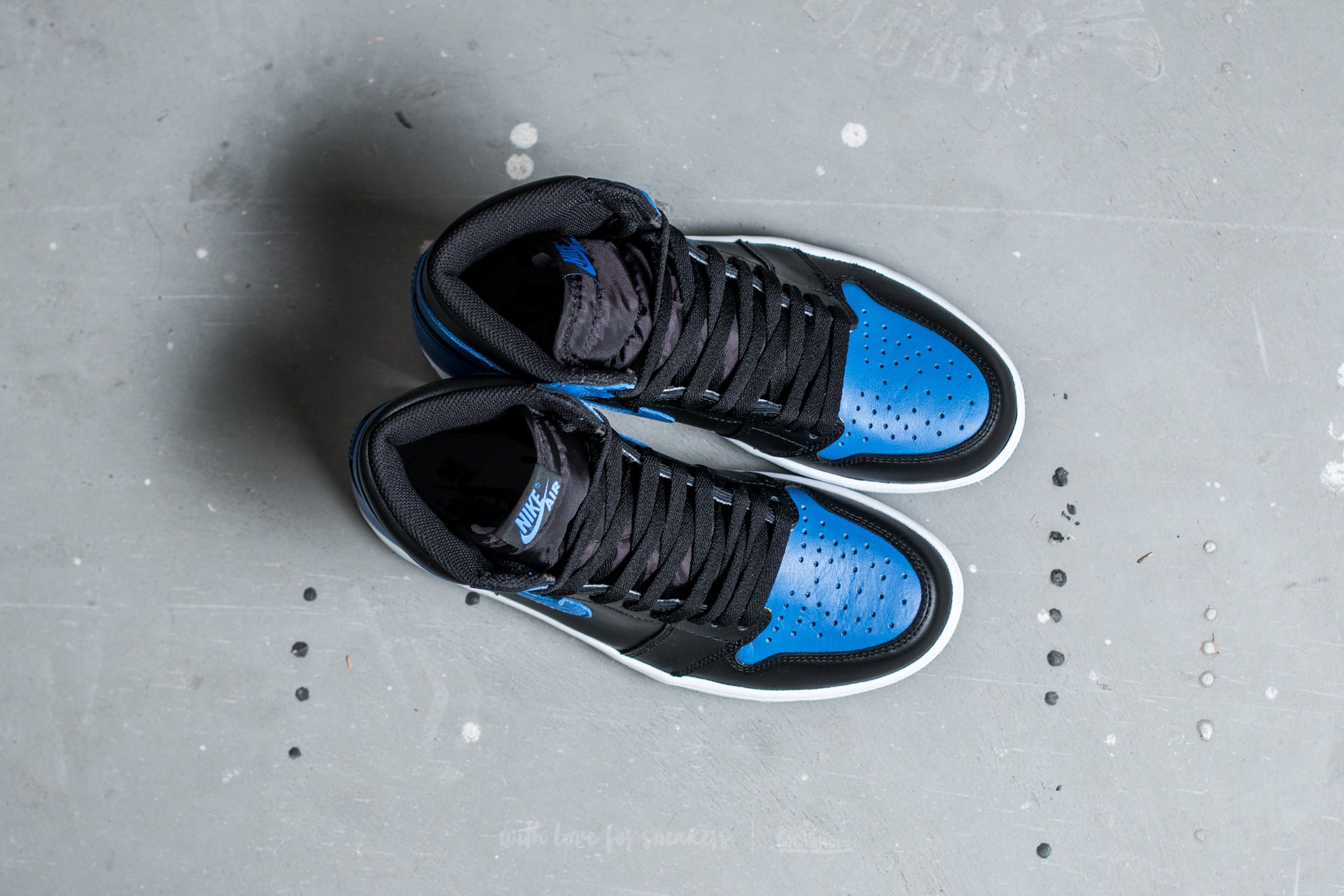 Miesten kengät Air Jordan 1 Retro High OG Black/ Royal-White