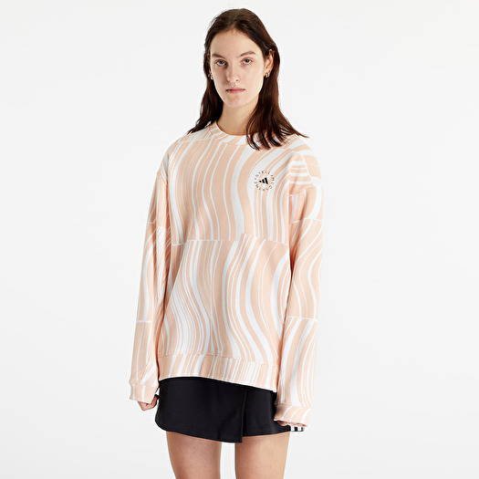 adidas x Stella McCartney Truecasuals Graphic Sweatshirt Blush Pink White Footshop