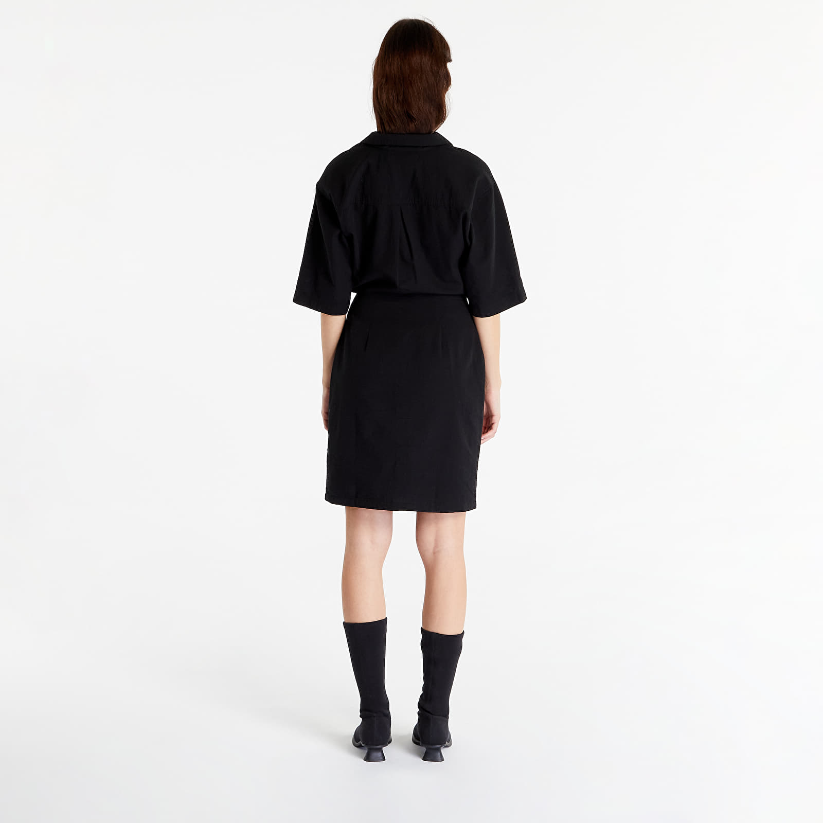 Vestido Calvin Klein Jeans Short Sleeves Dress Black