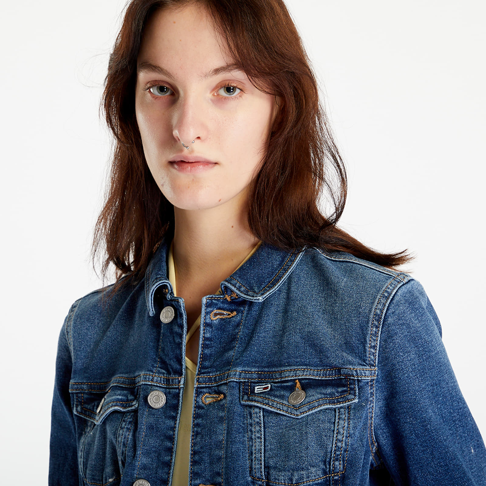 Jackets Tommy Jeans Skinny Fit Denim Jacket Denim Medium Footshop