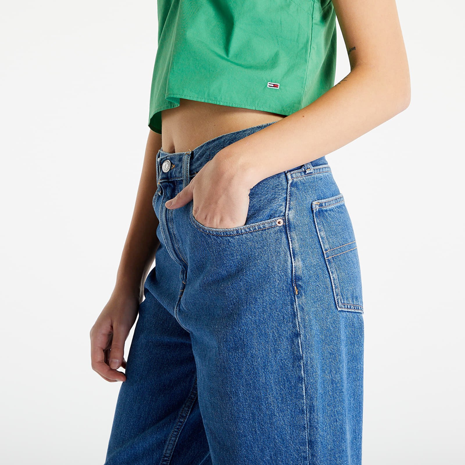 Džinsai Tommy Jeans Mom Jeans Ultra High Rise Tapered Denim Medium