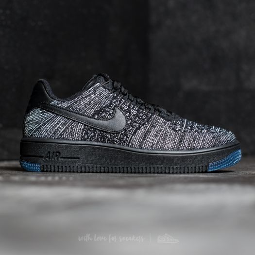 Nike air force 1 flyknit low grey hotsell