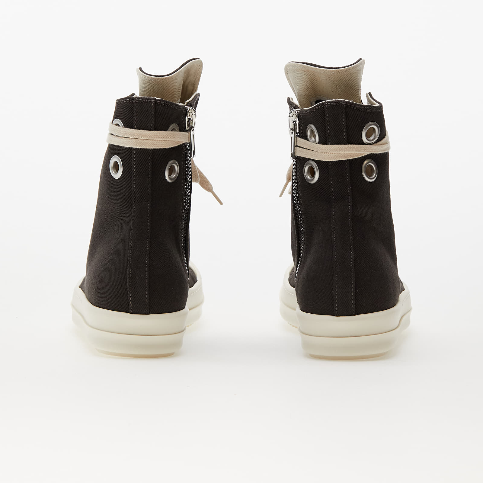 Herren Sneaker und Schuhe Rick Owens Denim Shoes - Sneaks Dark Dust/ Milk/ Milk