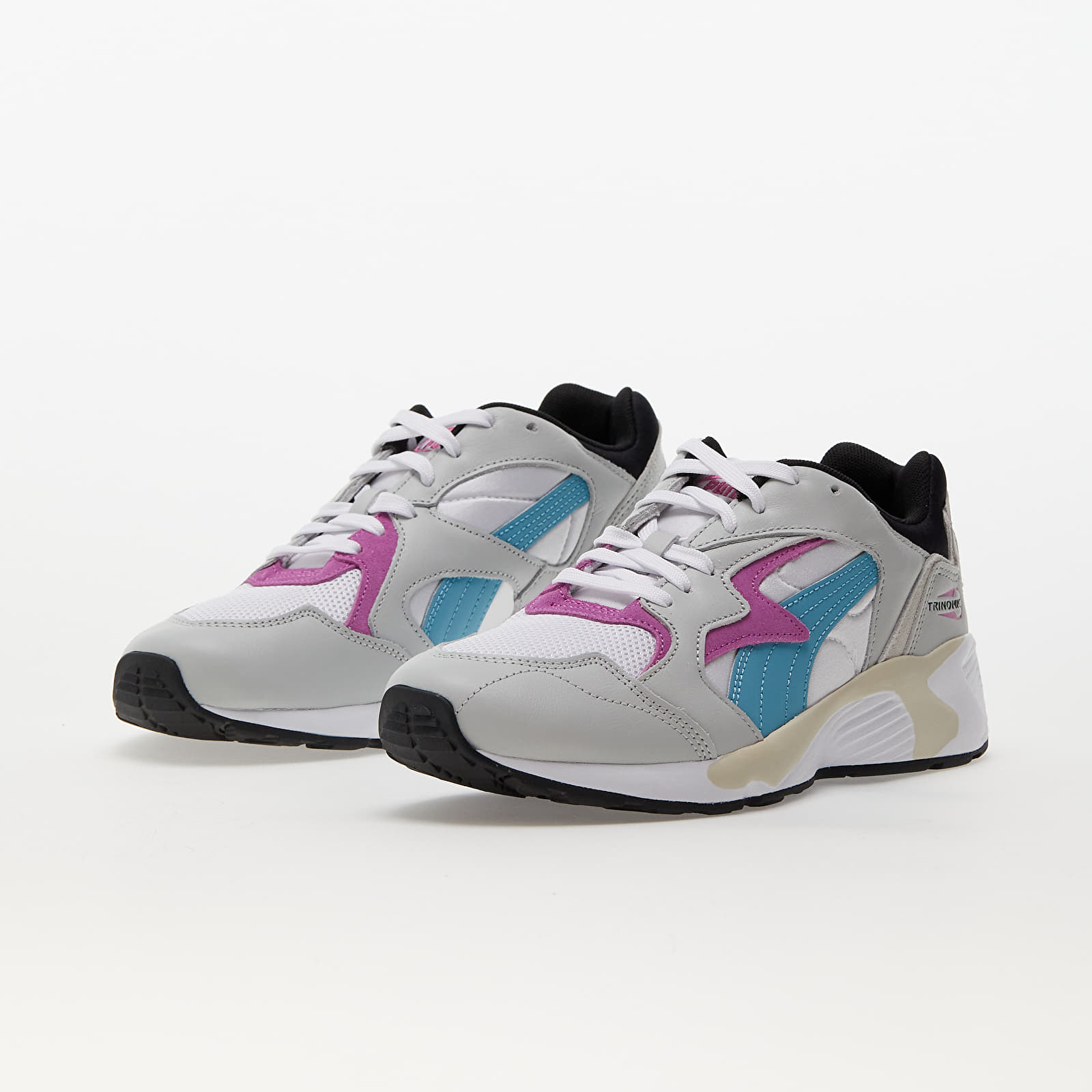 Men s shoes Puma Prevail Puma White Gray Violet Footshop