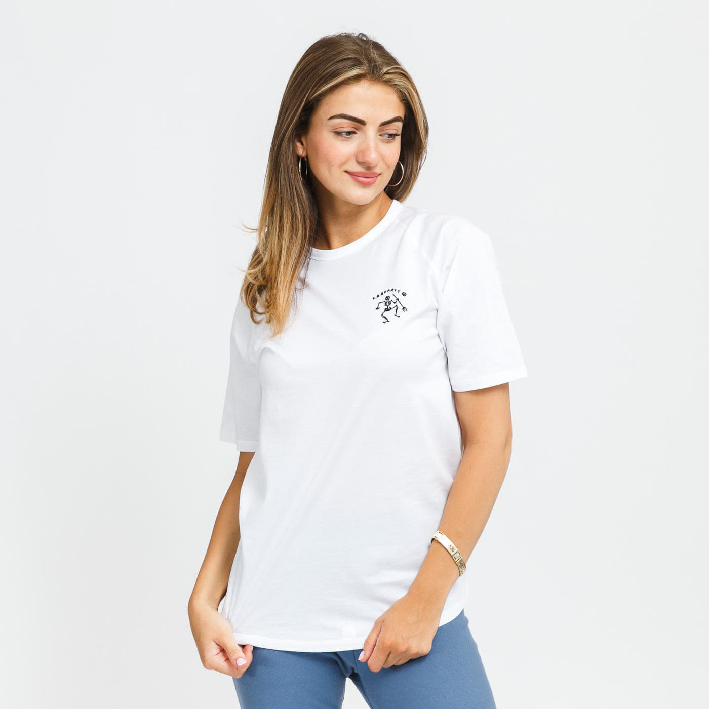 T-shirts Carhartt WIP W' S/S Misfortune Tee White