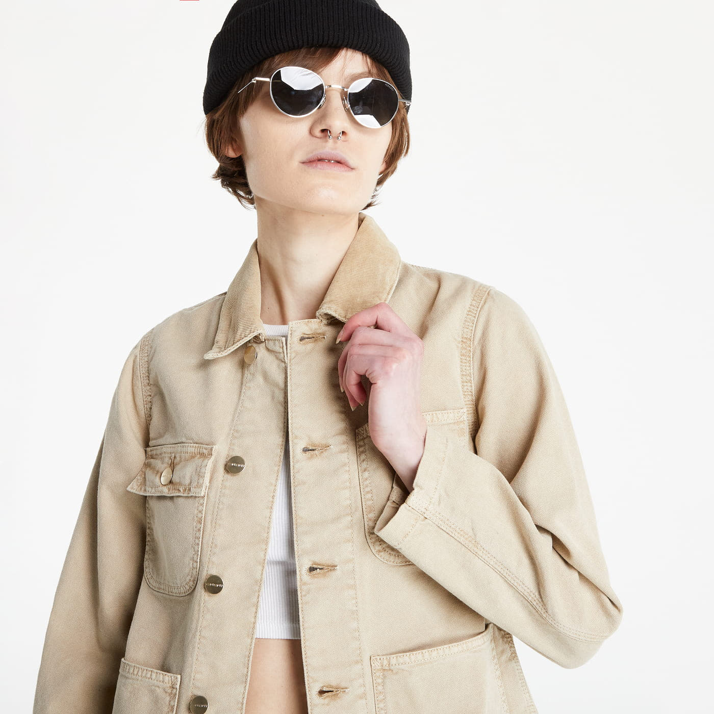Jassen Carhartt WIP W' Michigan Jacket Dusty H Brown Faded
