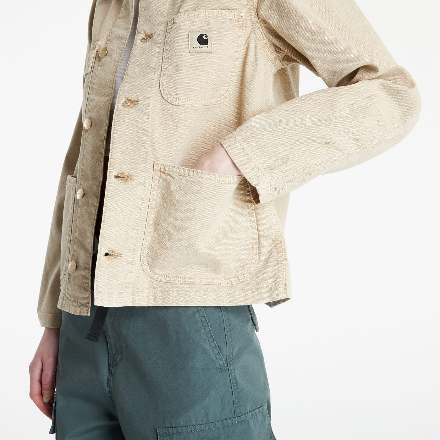 Jassen Carhartt WIP W' Michigan Jacket Dusty H Brown Faded