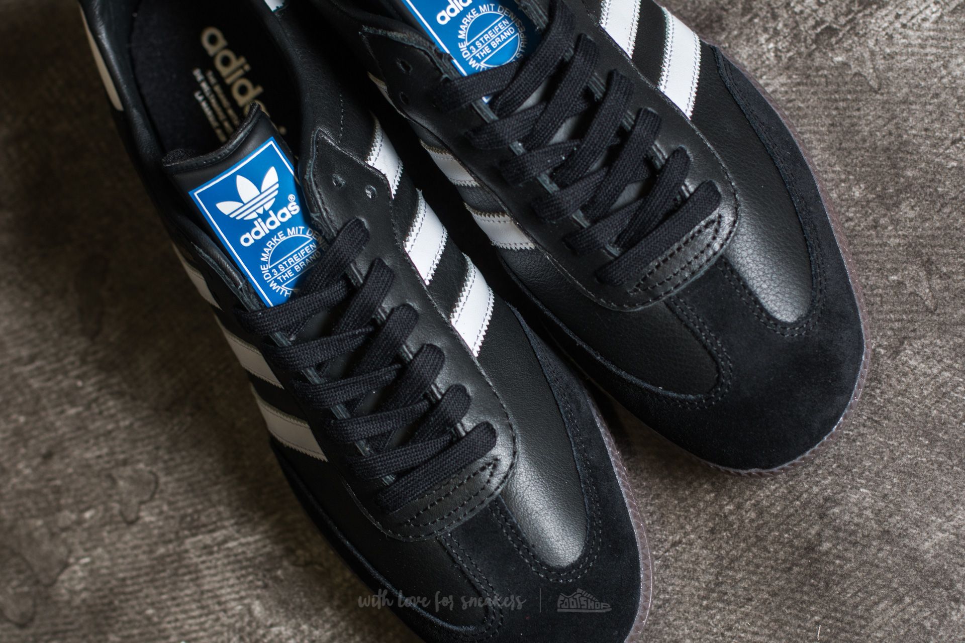 Herren Sneaker und Schuhe adidas Samba OG Core Black/ Ftw White/ Gum