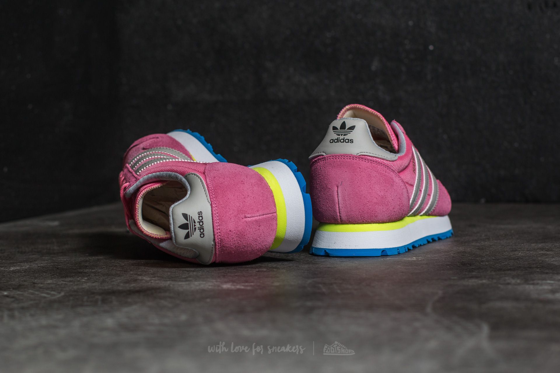 Women s shoes adidas Haven Easy Pink Clear Granite Solar Yellow Footshop