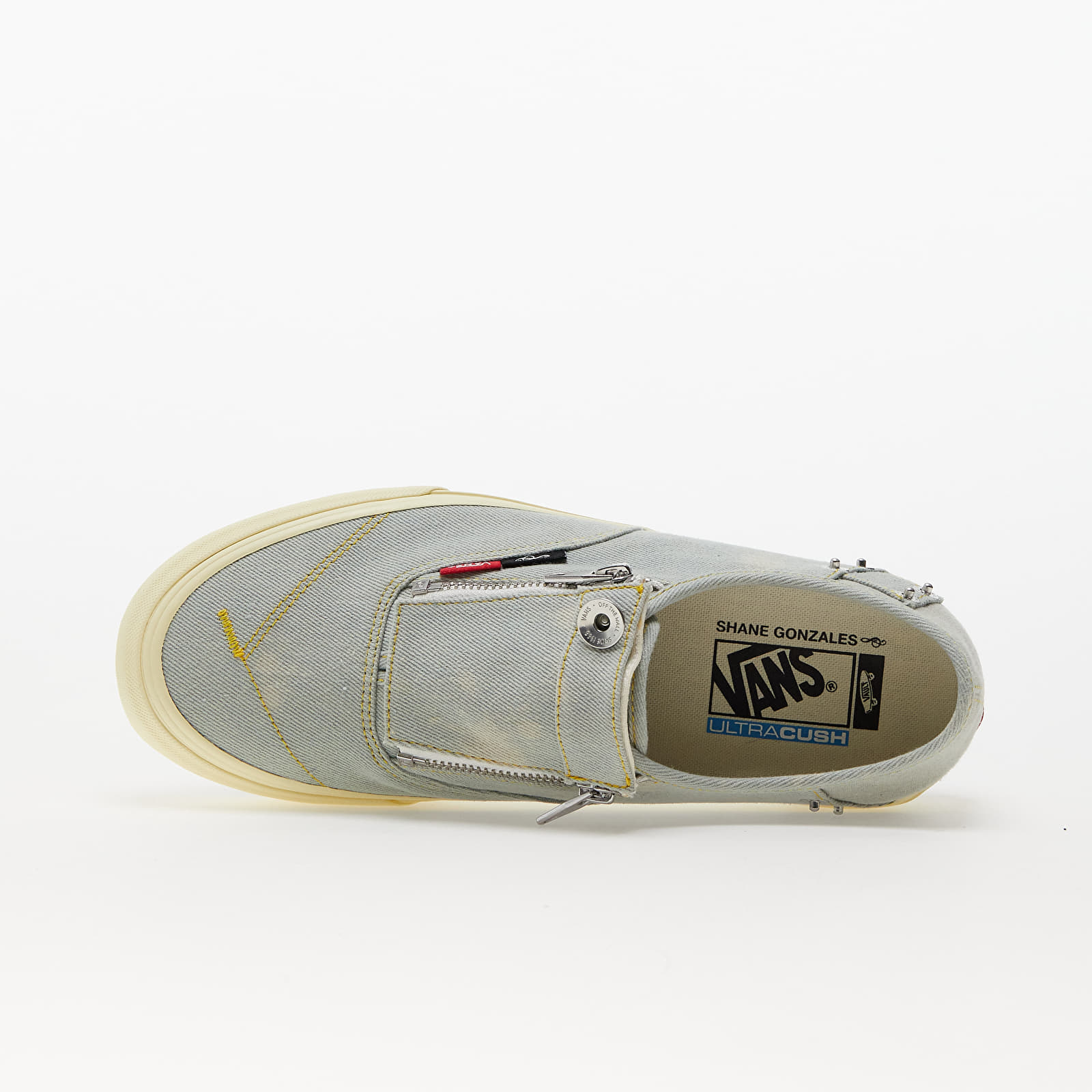 Încălțăminte și sneakerși pentru bărbați Vans Vault x Shane Gonzales Authentic Zip LX Denim