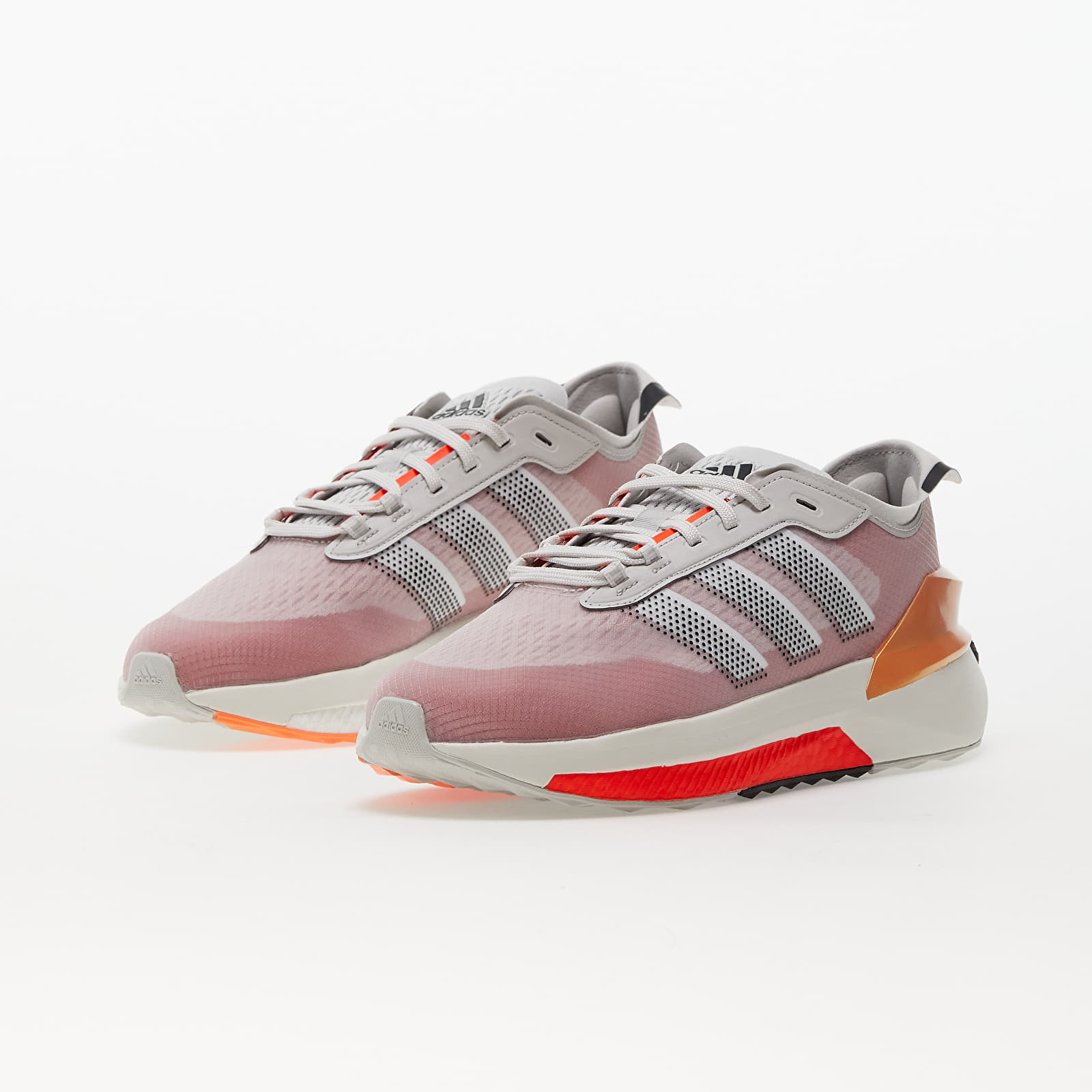 Men's shoes adidas Avryn Grey One/ Ftw White/ Solid Red