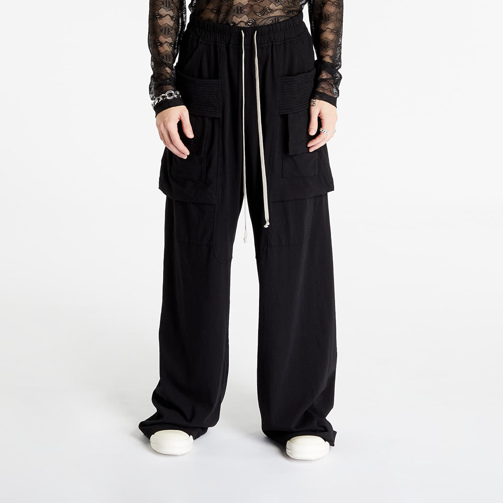Cargo pants Rick Owens DRKSHDW Creatch Cargo Drawstring Pants Black