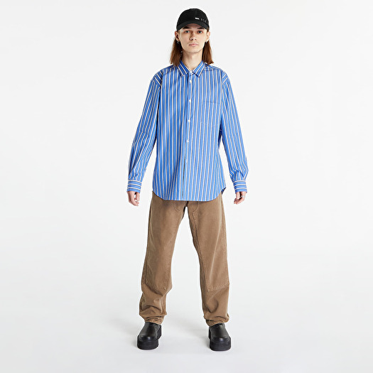 CDG Shirt Forever: Narrow Classic Shirt (Blue Plain) | DSMNY