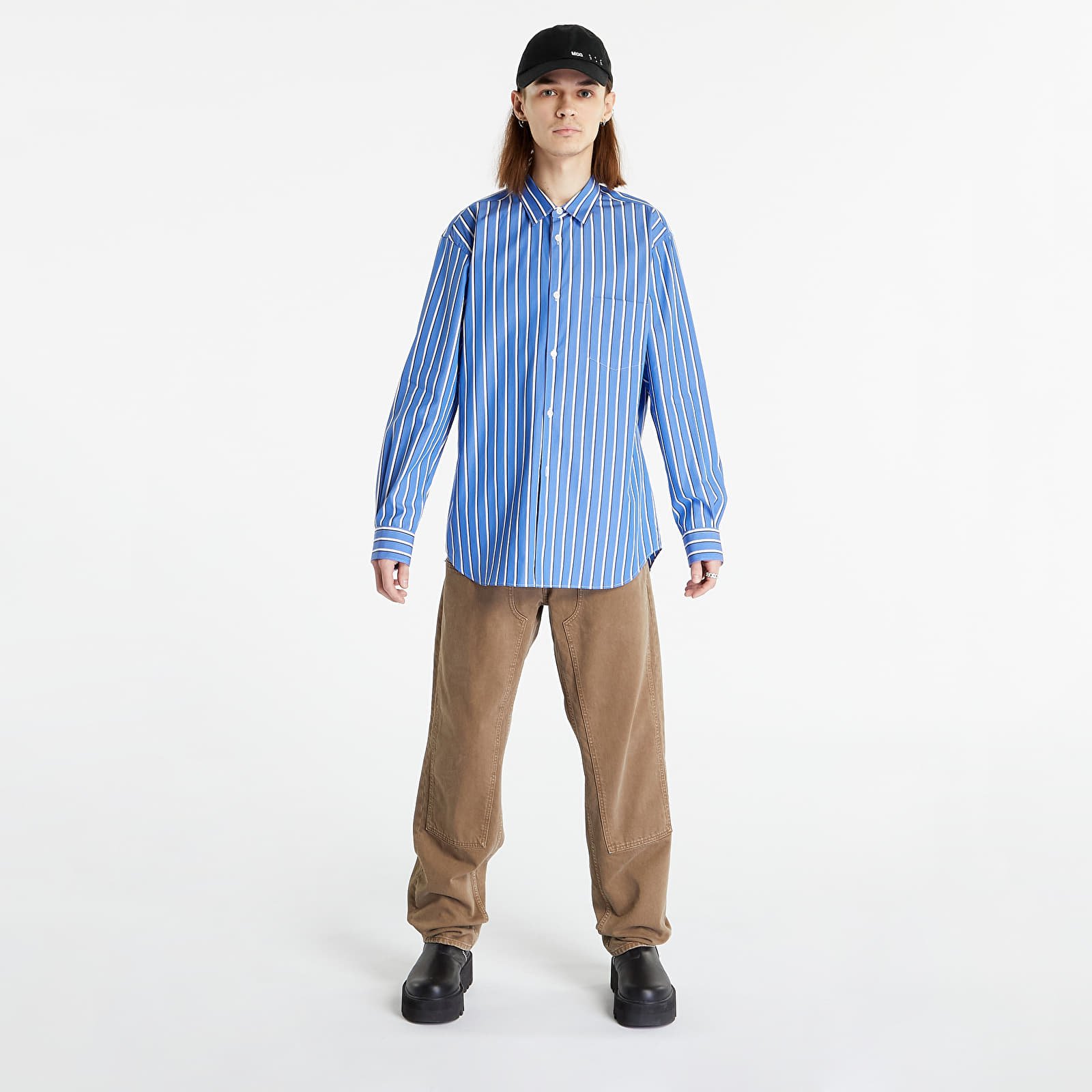 Koszule Comme des Garçons SHIRT Forever Mens Shirt Woven 116 Stripe 109