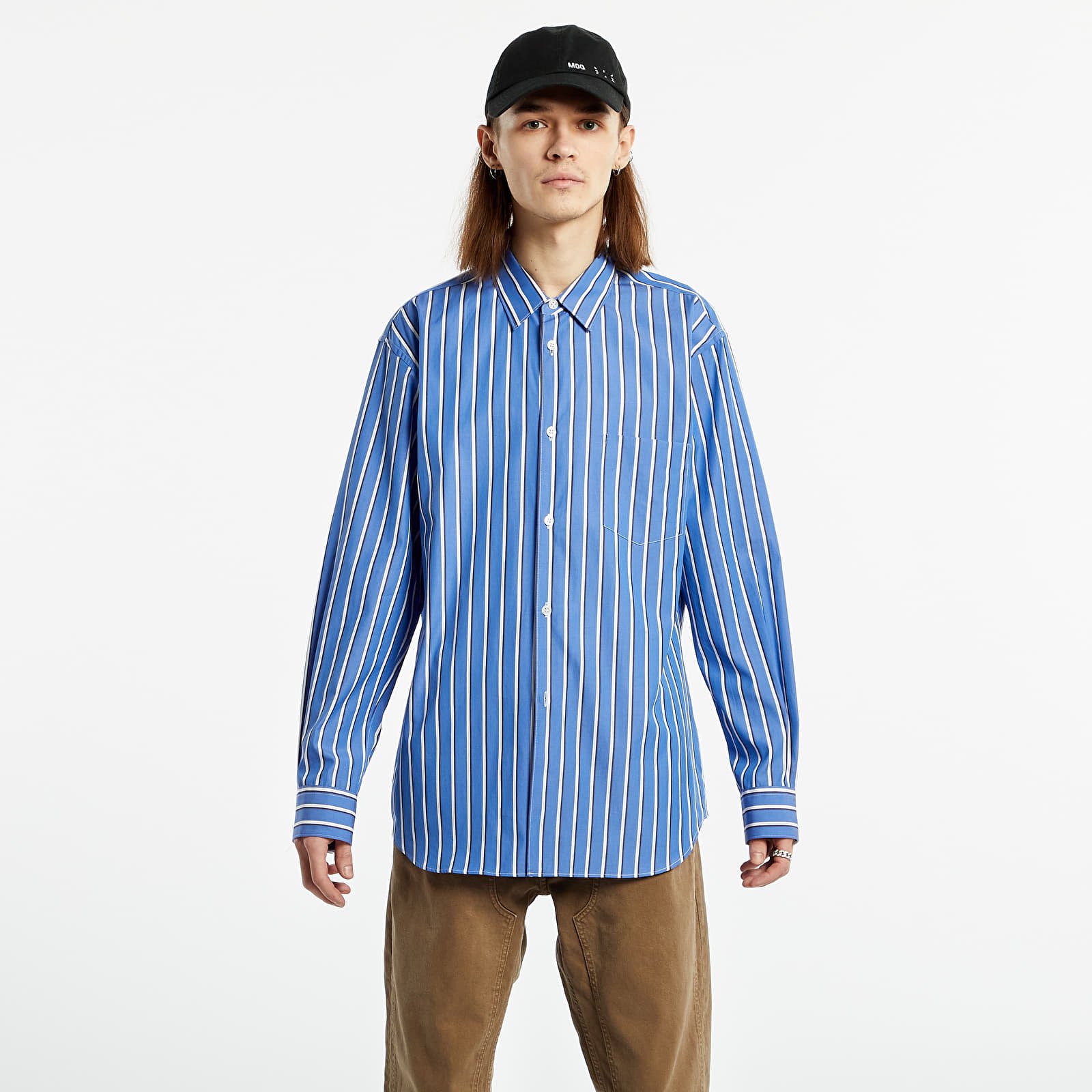 Koszule Comme des Garçons SHIRT Forever Mens Shirt Woven 116 Stripe 109
