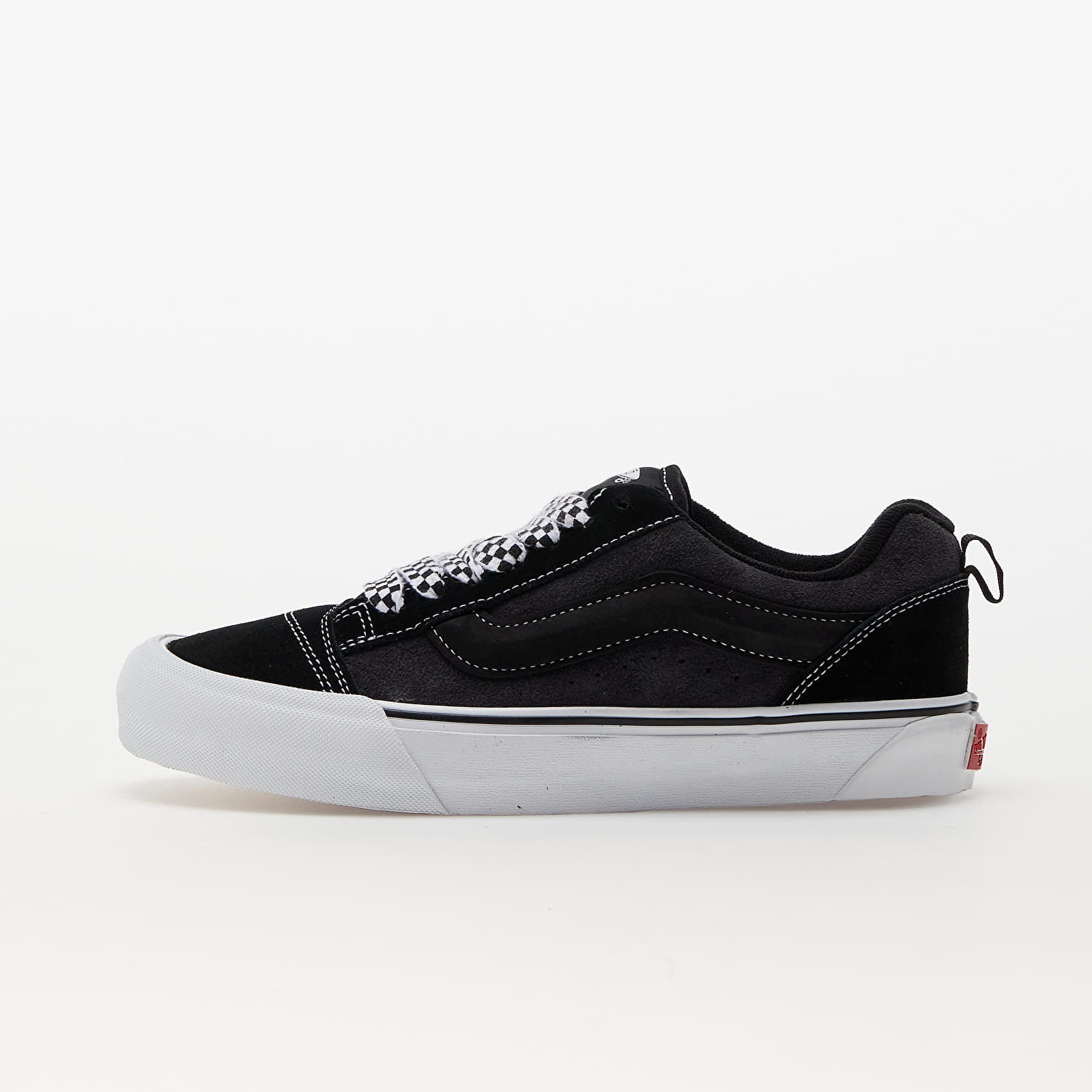 Încălțăminte și sneakerși pentru bărbați Vans Vault Knu Skool LX Suede Black/ Charcoal