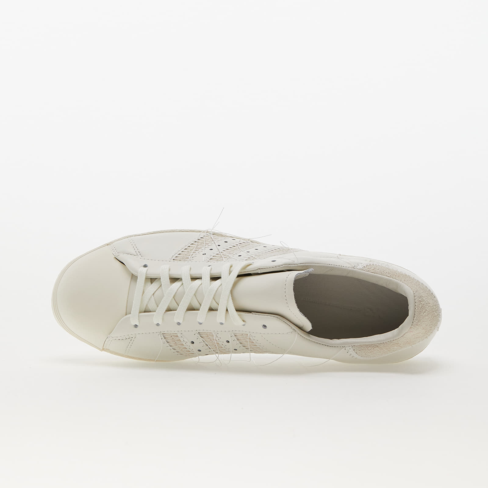 Încălțăminte și sneakerși pentru bărbați Y-3 Superstar Owhite/ Owhite/ Owhite
