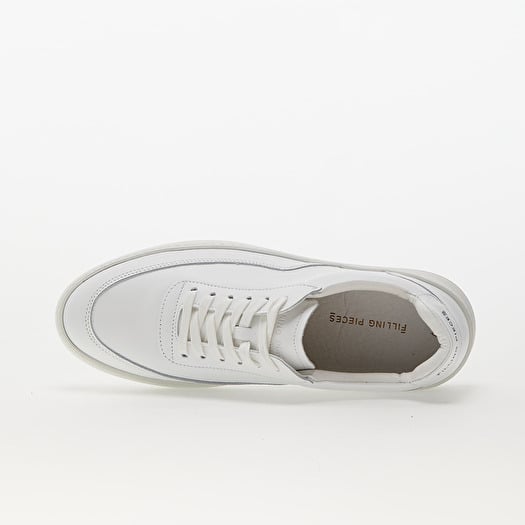 Filling pieces low top ripple nappa deals all white