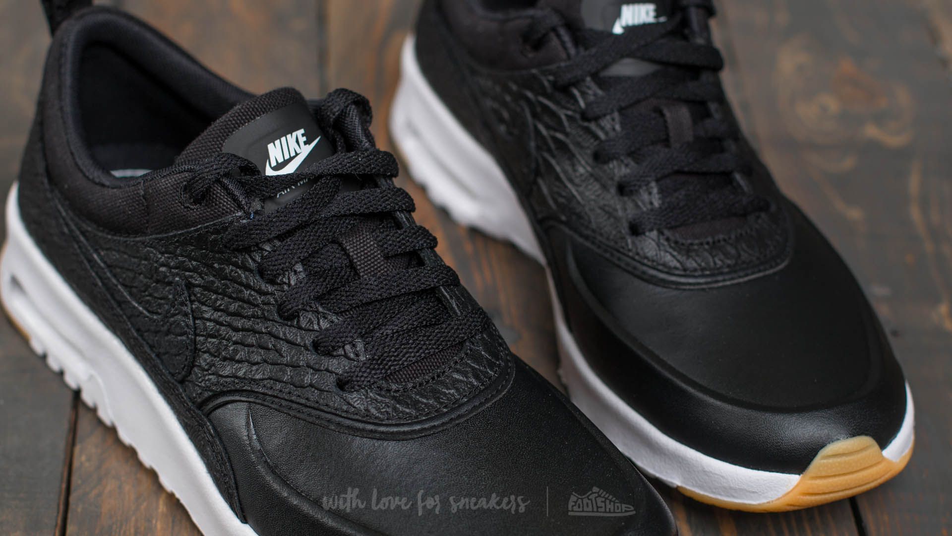 Women s shoes Nike Wmns Air Max Thea Premium Black Black Gum