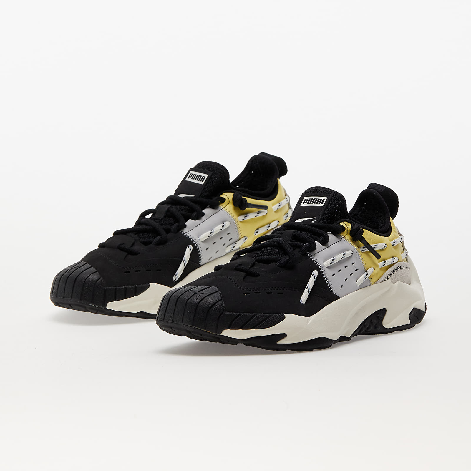 Pánske tenisky a topánky Puma Plexus Retro Puma Black-Pale Lemon