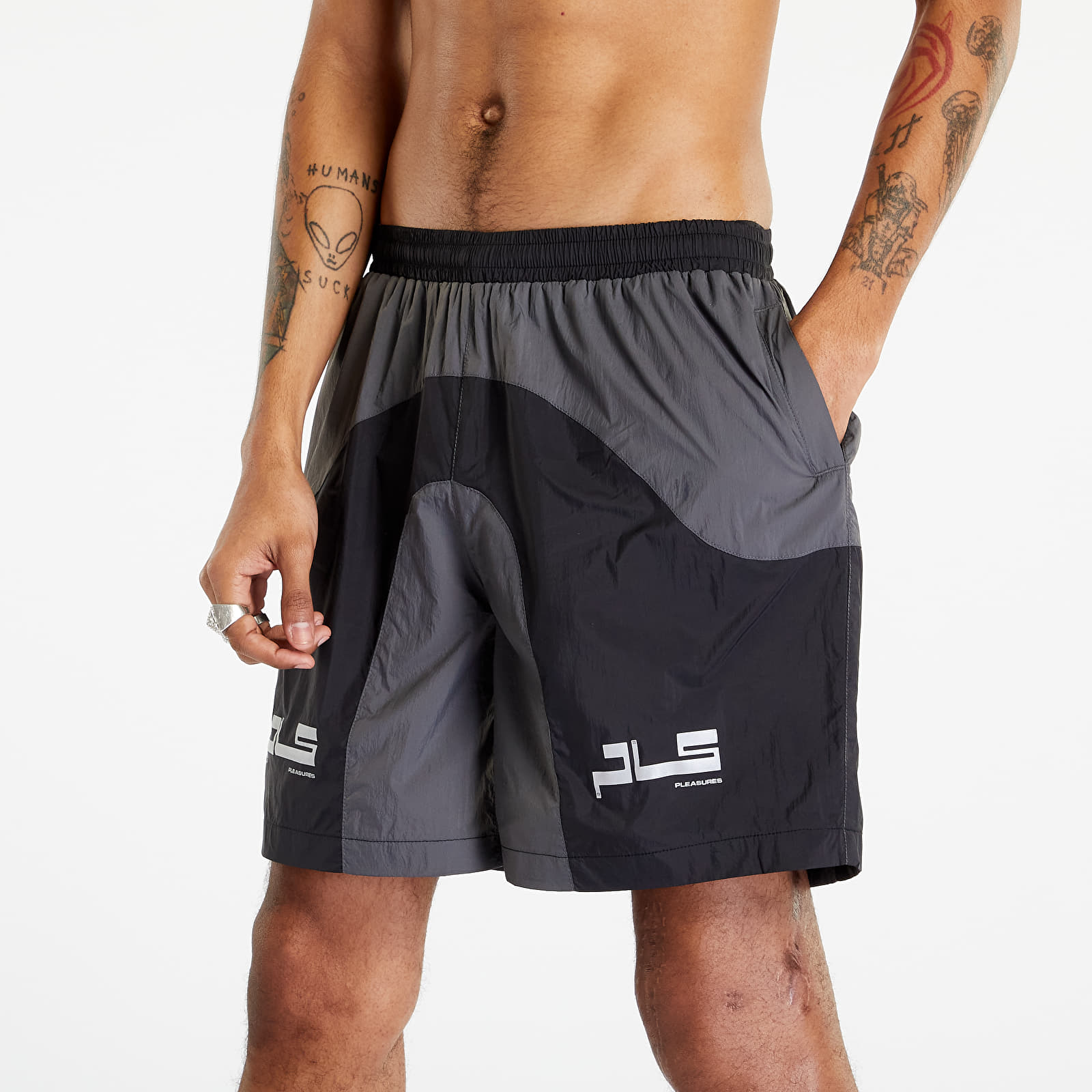 Kraťasy Pleasures Scholar Sport Shorts Black