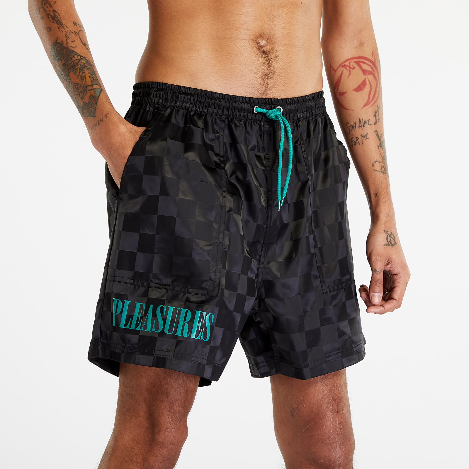 Pantaloncini Pleasures BPM Shorts Black