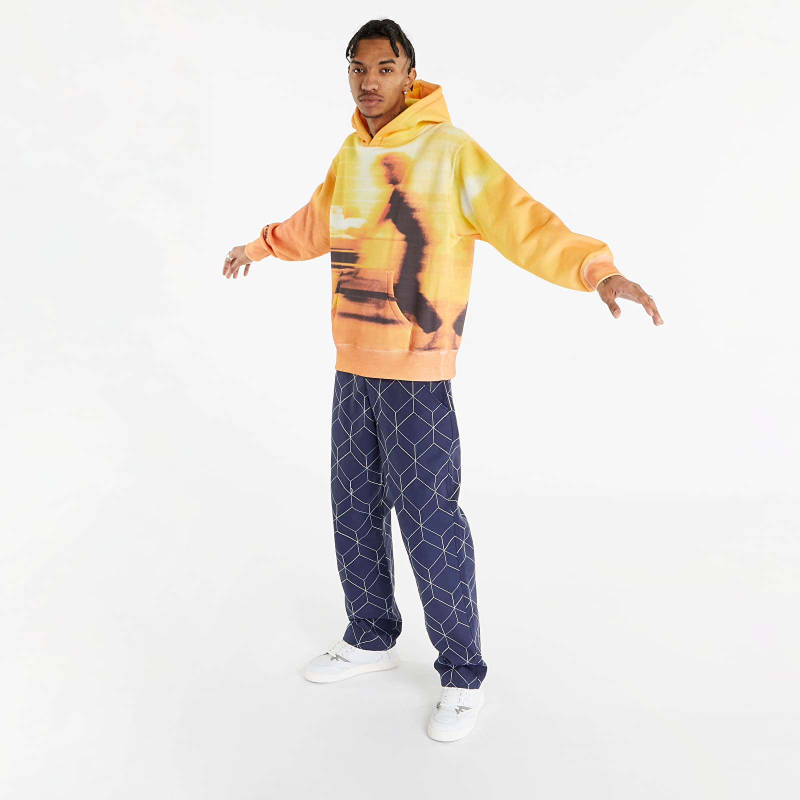 Hoodies and sweatshirts  Pleasures Blur Hoodie Multi