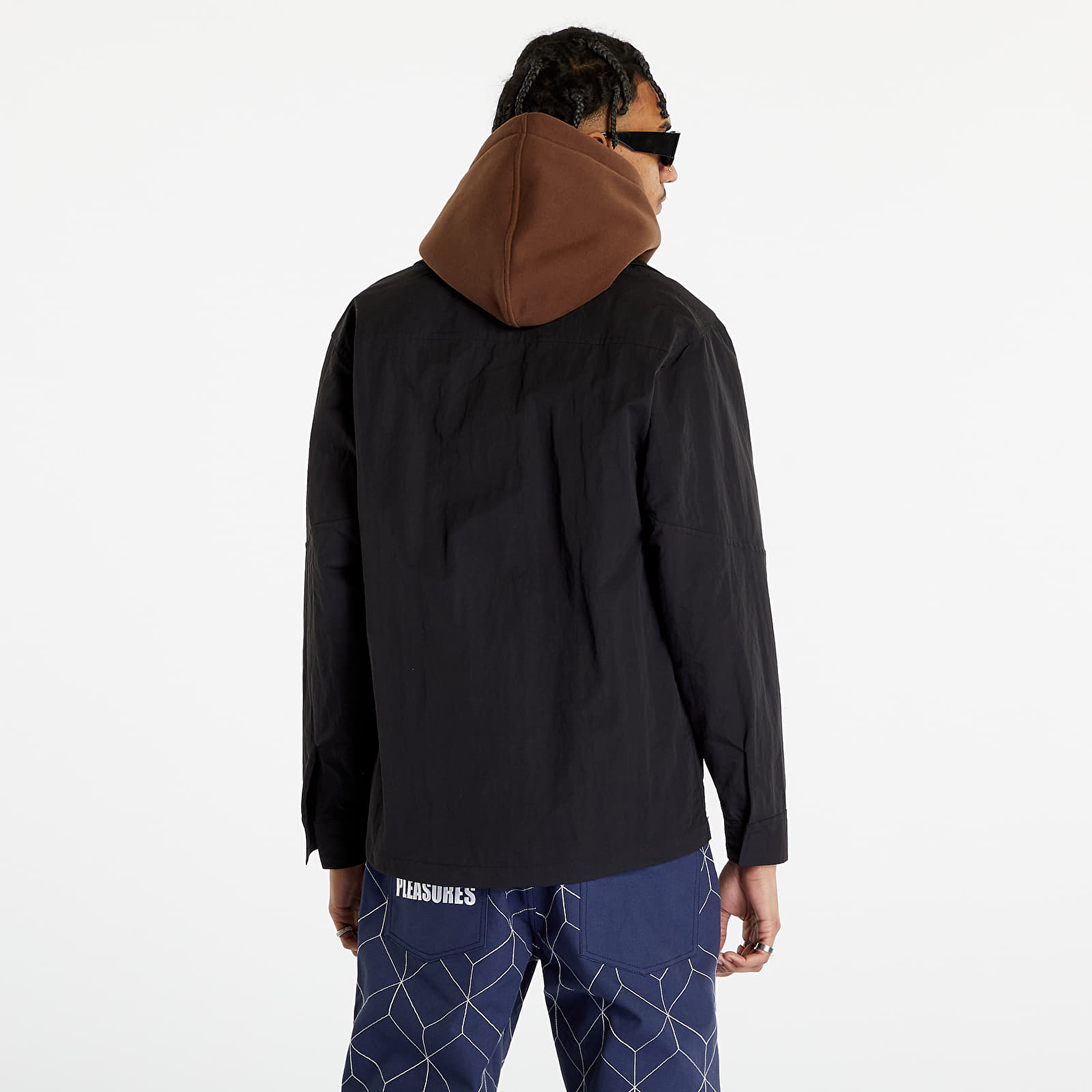 Overshirt Pleasures Stare Long Sleeve Overshirt Black