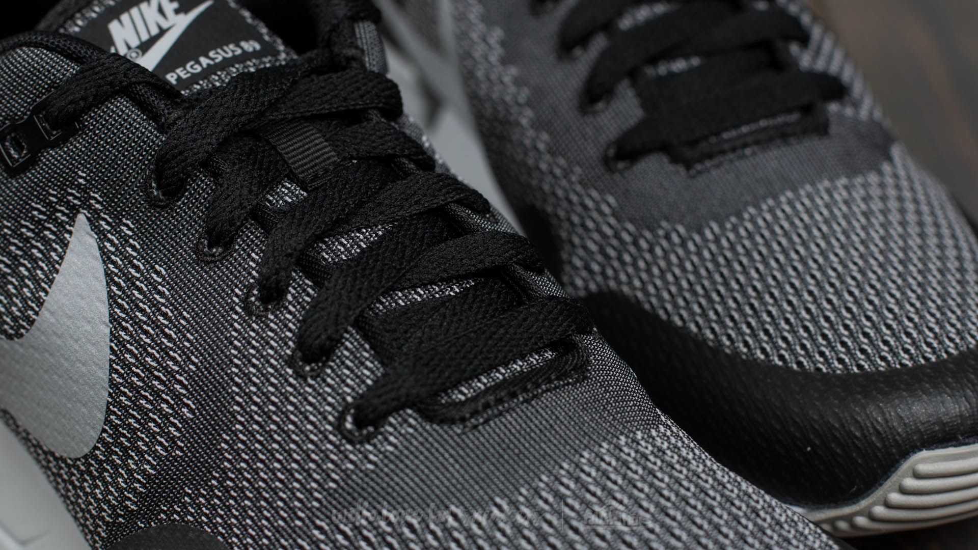 Herenschoenen Nike Air Pegasus '89 Engineered Black Metallic Platinum-White