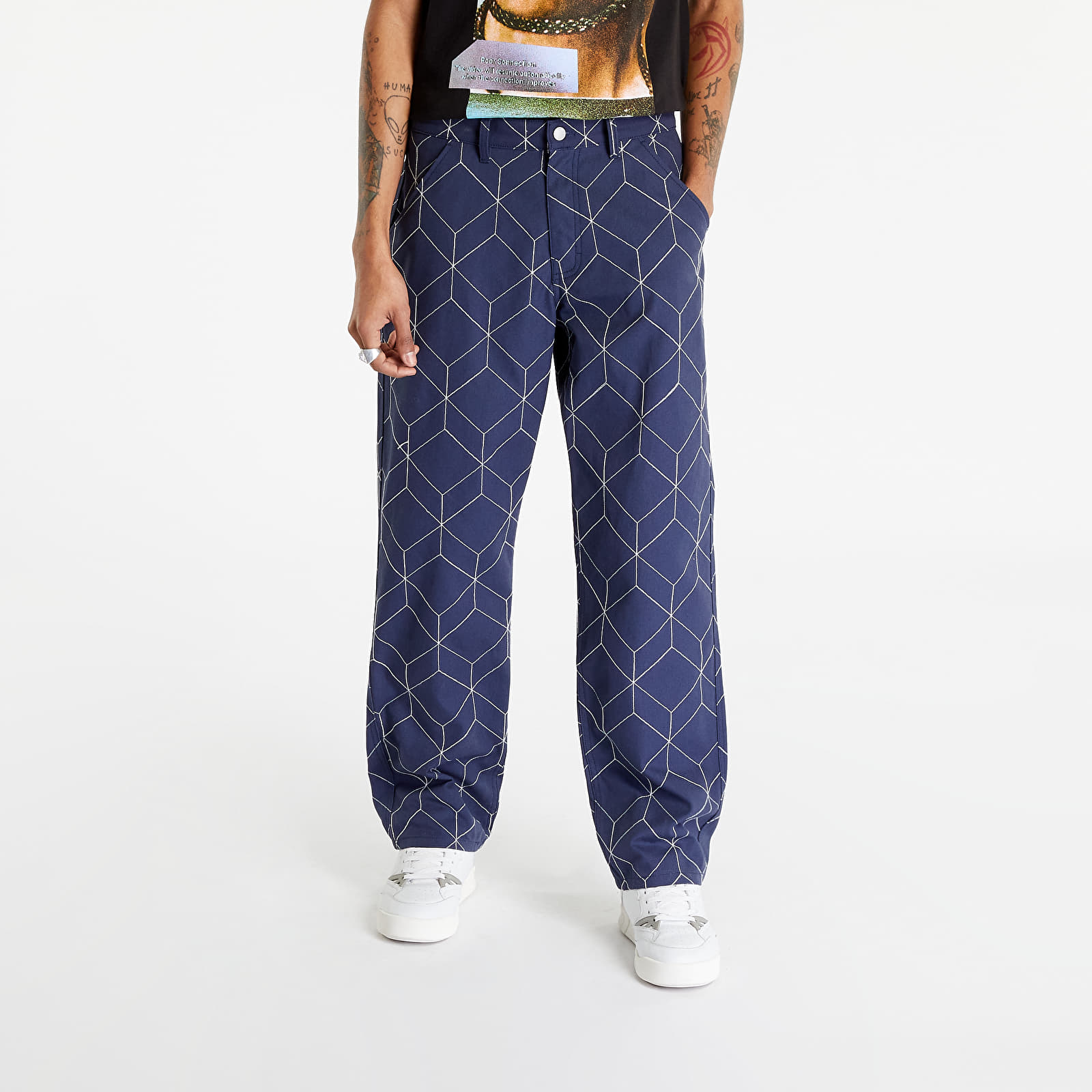 Pants and jeans Pleasures Vocal Utility Pant Navy