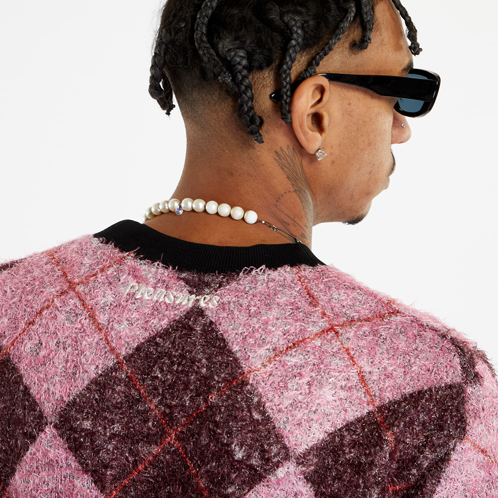 Maglioni Pleasures Rev Cardigan Pink