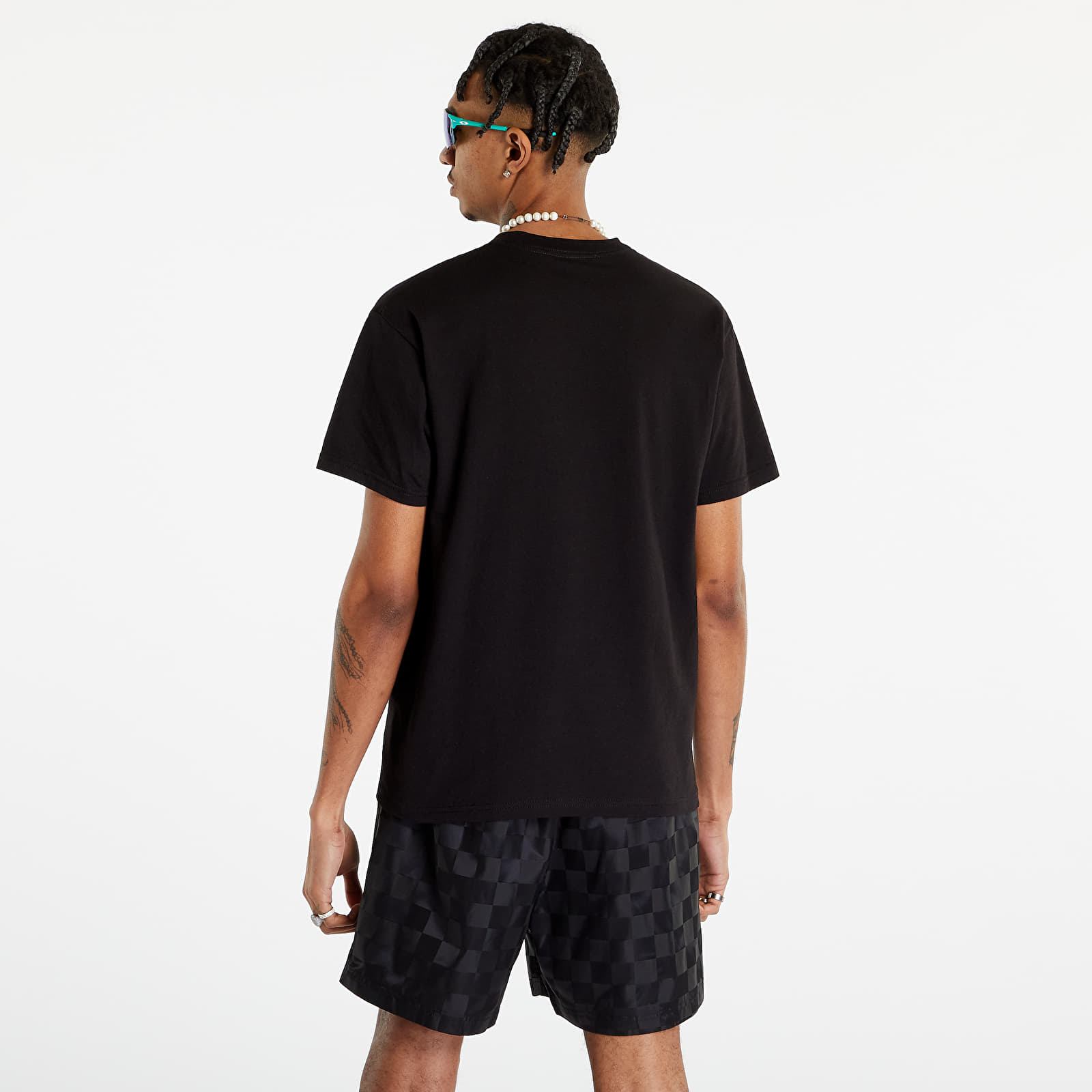 Tricouri  PLEASURES Old E Logo T-Shirt Black
