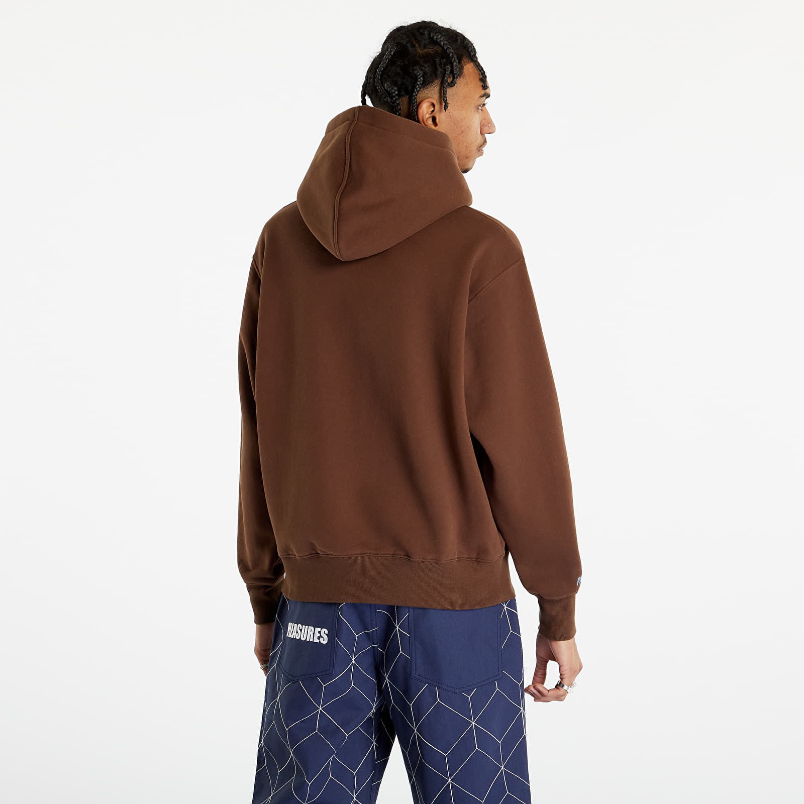 Mikinas ar kapuci un sporta krekli Pleasures Choices Hoodie Brown