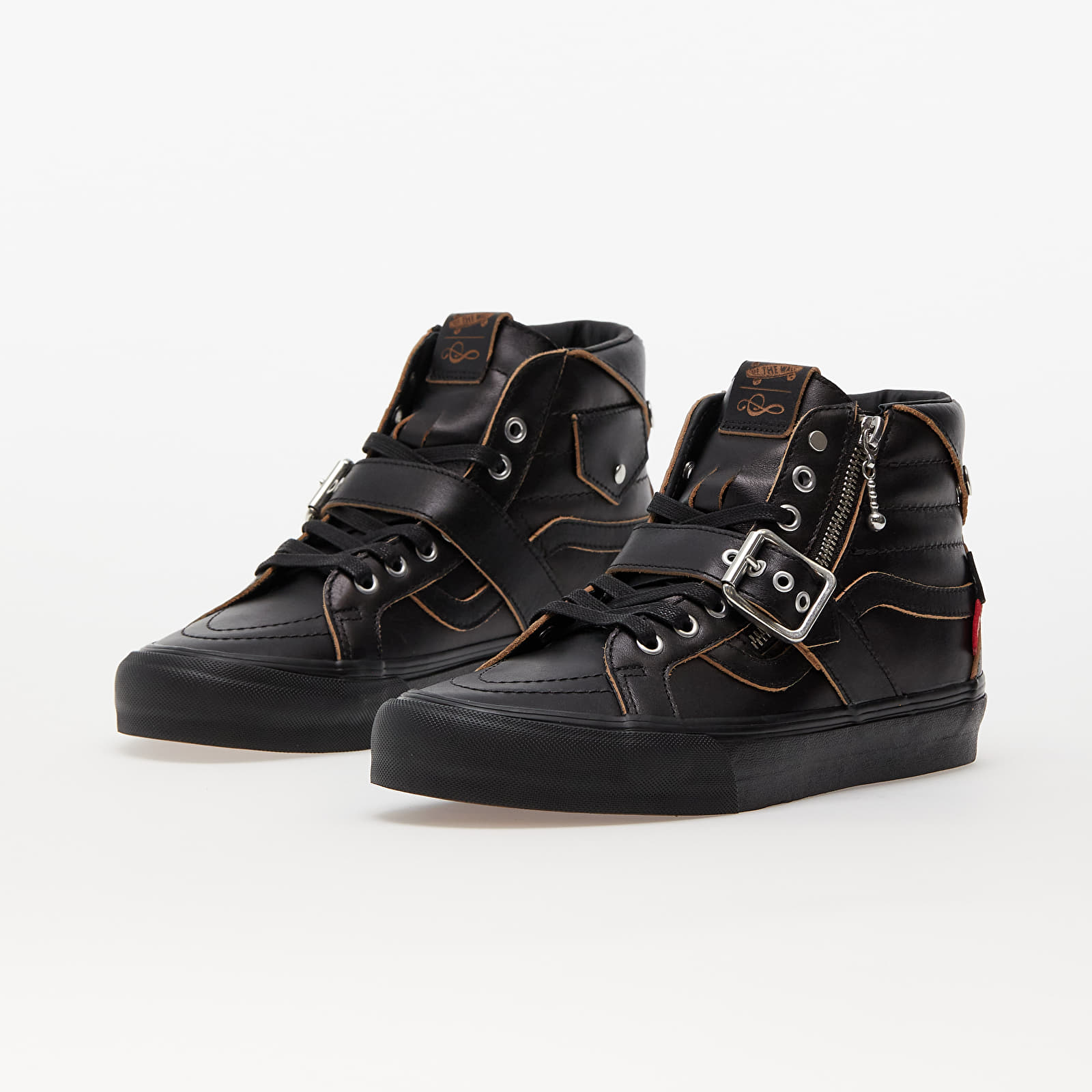 Мъжки кецове и обувки Vans Vault x Shane Gonzales Sk8-Hi Reissue Strap LX Black/ Black