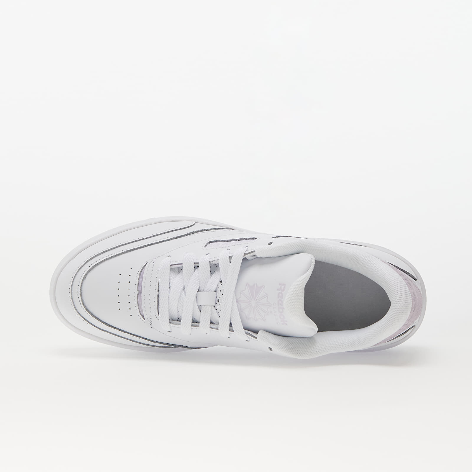 Reebok Club C 85 Trainers In White And Silver for Women